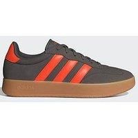 adidas Men/'s BARREDA Shoes, Charcoal/Impact Orange/Gum, 8 UK