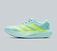 adidas Adizero EVO SL Road Running Shoes Womens Flash Aqua 6 UK