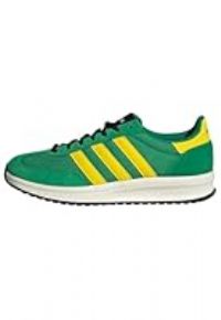 adidas Men/'s Run 70S 2.0 Shoes, Green/Yellow/Off White, 11.5 UK