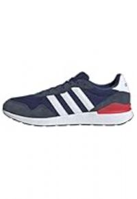 adidas Men/'s Run 60s 4.0 Shoes, Dark Blue/Cloud White/Aurora Ink, 9 UK