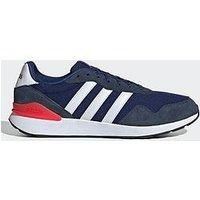 adidas Men/'s Run 60s 4.0 Shoes, Dark Blue/Cloud White/Aurora Ink, 11 UK