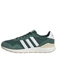 adidas Men/'s Run 60s 4.0 Shoes, Collegiate Green/Cloud White/Crystal Sand, 9 UK