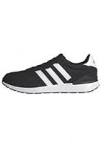 adidas Men/'s Run 60s 4.0 Shoes, Core Black/Cloud White/Core Black, 11 UK