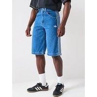 Adidas Originals Mens Firebird Adicolor Denim Shorts - Denim