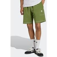 Adidas Originals Men'S Trefoil Essentials Shorts - Green