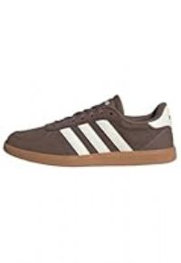 adidas Breaknet Sleek Shoes, Leather Upper, Brown