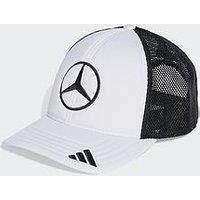 Adidas Mens Mercedes Trucker Cap -White