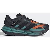 adidas Adistar 3 Sportswear Shoes Mens Runners Carbon/Black/Ora 7 UK