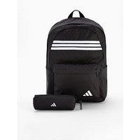 adidas Unisex CLASSIC UNISEX 3 STRIPES HORIZONTAL, Black/White/White, One size