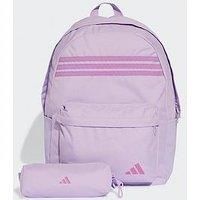 adidas Unisex CLASSIC UNISEX 3 STRIPES HORIZONTAL, Powder Plum/Preloved Purple/Preloved Purple, One size