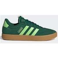 adidas Women/'s VL Court 3.0 Shoes, Collegiate Green/semi Green Spark/Gum 3, 7 UK