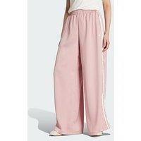 Adidas Originals Satin Wide Leg Pants Ruffle 3-Stripes