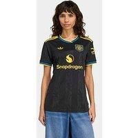 adidas Womens Manchester United Third Shirt 2025 2026 Short Sleeve