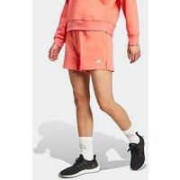 Adidas Sportswear Women'S Essentials Small Logo Feel Cozy Shorts - Pink