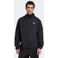 Adidas Originals Men'S Trefoil Essentials Woven Jacket - Black