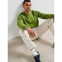 Adidas Originals Men'S Trefoil Essentials Crew Sweatshirt - Green