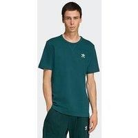 Adidas Originals Mens Trefoil Essentials Waffle T-Shirt - Green