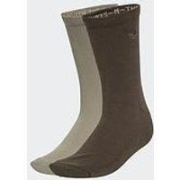 Adidas Originals Unisex 2-Toned Crew Socks 2 Pack - Grey