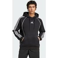 Adidas Originals Adicolor Teamgeist Cut Line Hoodie - Black/White