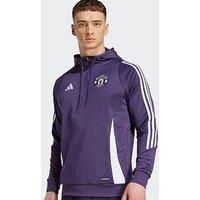Manchester United adidas Football Training Sweatshirt Men's Purple