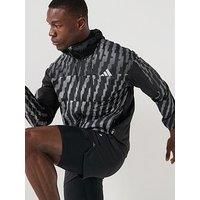 Adidas Mens Running Adi365 Hi-Vis Jacket - Black