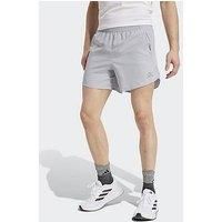 adidas Men/'s Run It Shorts, Halo Silver, M 7 inch