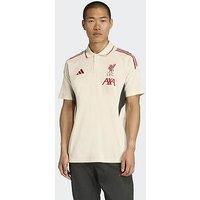 Adidas Mens Liverpool Training Polo - White