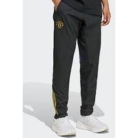 Adidas Mens Manchester United Tiro 25 Competition Presentation Pant - Black