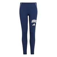 adidas Train Essentials Collegiate Print Leggings 7-8 Years Blue