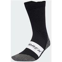 adidas Unisex Terrex Xperior CLIMAWARM Merino Crew Socks, Black, 4.5-6