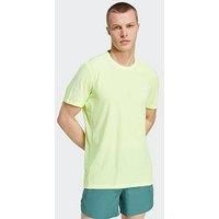 adidas Men/'s Own The Run Tee, Hi-Res Yellow, S