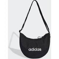 adidas Women/'s LINEAR ESSENTIALS FESTIVAL BAG, Black/White, One size