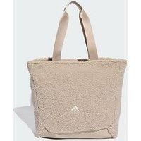 adidas Classic Winterized Tote Bag, Recycled Polyester, Beige