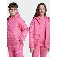 Adidas Sportswear Junior Girls Padded Jacket - Pink