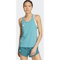 Adidas Womens Running Adizero Tank - Green