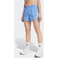 adidas Women/'s Own The Run Shorts, Blue Fusion, L 4 inch