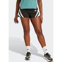 Adidas Womens Running Adizero 4-Inch Shorts - Black