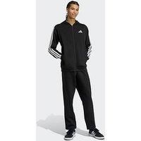 Adidas Sportswear Men'S Colorblock Hooded Tracksuit - Black