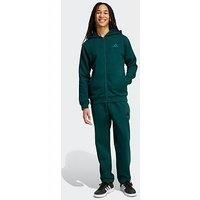 Adidas Sportswear Men'S Colorblock Hooded Tracksuit - Green