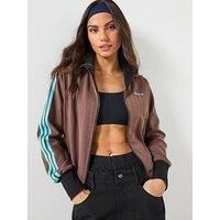 Adidas Originals Womens Tailored Tracksuit Track Top - Brown