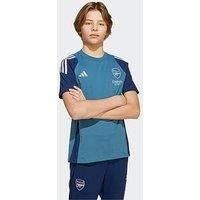 Arsenal adidas Football Training T-Shirt Youth Blue