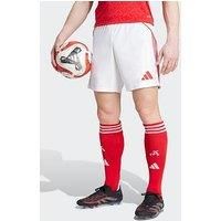 adidas Mens Arsenal Home Shorts 2025 2026 Adults White/red M