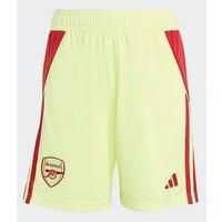 Arsenal adidas Football Goalkeeper Shorts Youth 2025-26 Yellow