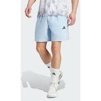 adidas Men/'s Train Essentials Woven Training Shorts, Glow Blue/Black, XS 7 inch
