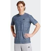 Adidas Mens Training Essentials Stretch T-Shirt - Blue