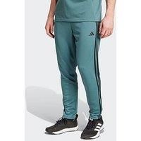 adidas Men/'s Train Essentials 3-Stripes Training Pants, preloved Teal/Black, XXL