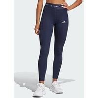 Adidas Techfit Stash Pocket Full-Length Leggings - Blue