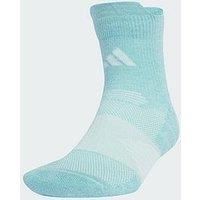 adidas Unisex RUNxCUSHIONED Sock 1PP, Mint Ton/Halo Mint, 6.5-8