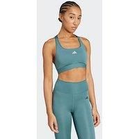 Adidas Womens Training Light Support Sports Bra - Green