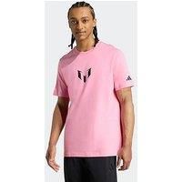 Adidas Mens Messi 10 Tee- Pink